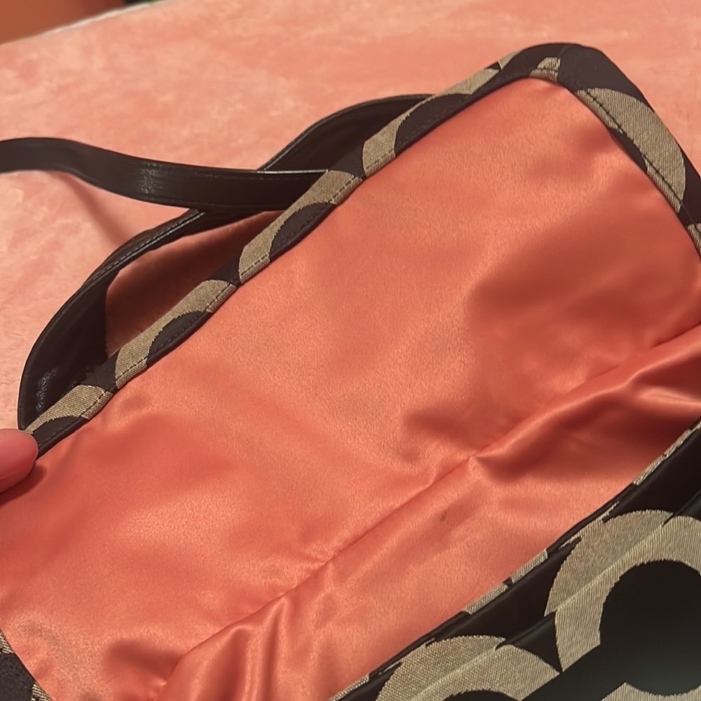 Coach Black and Tan Shoulder Bag - Picture 5 of 13